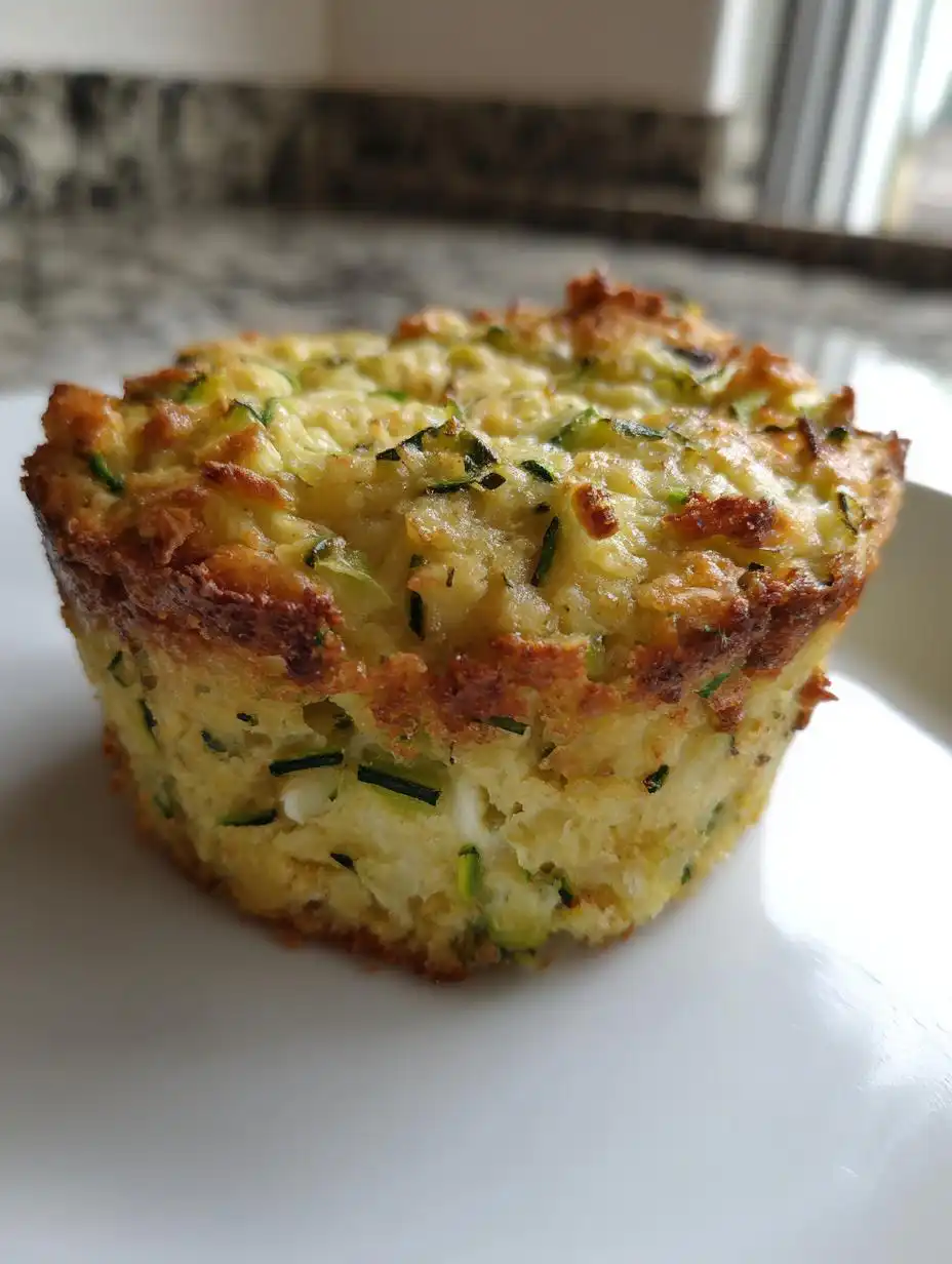 Savory Zucchini Ricotta Breakfast Muffins - detail 2