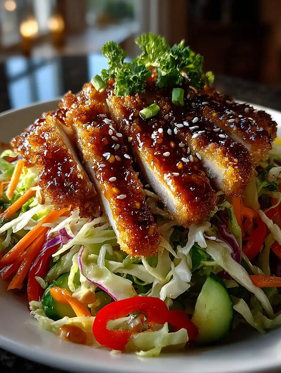 Sesame Chicken Cabbage Crunch Salad - detail 2