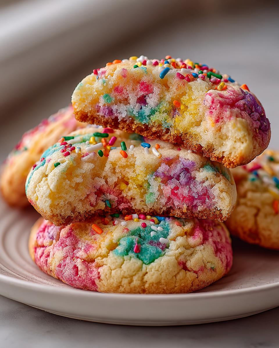 Soft Vegan Funfetti Sugar Cookies - detail 1