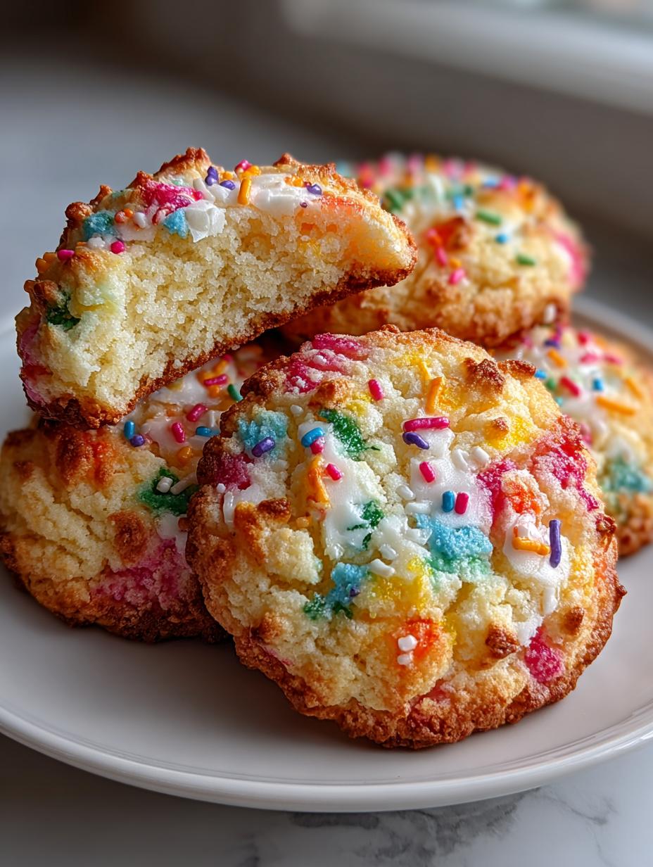 Soft Vegan Funfetti Sugar Cookies - detail 2