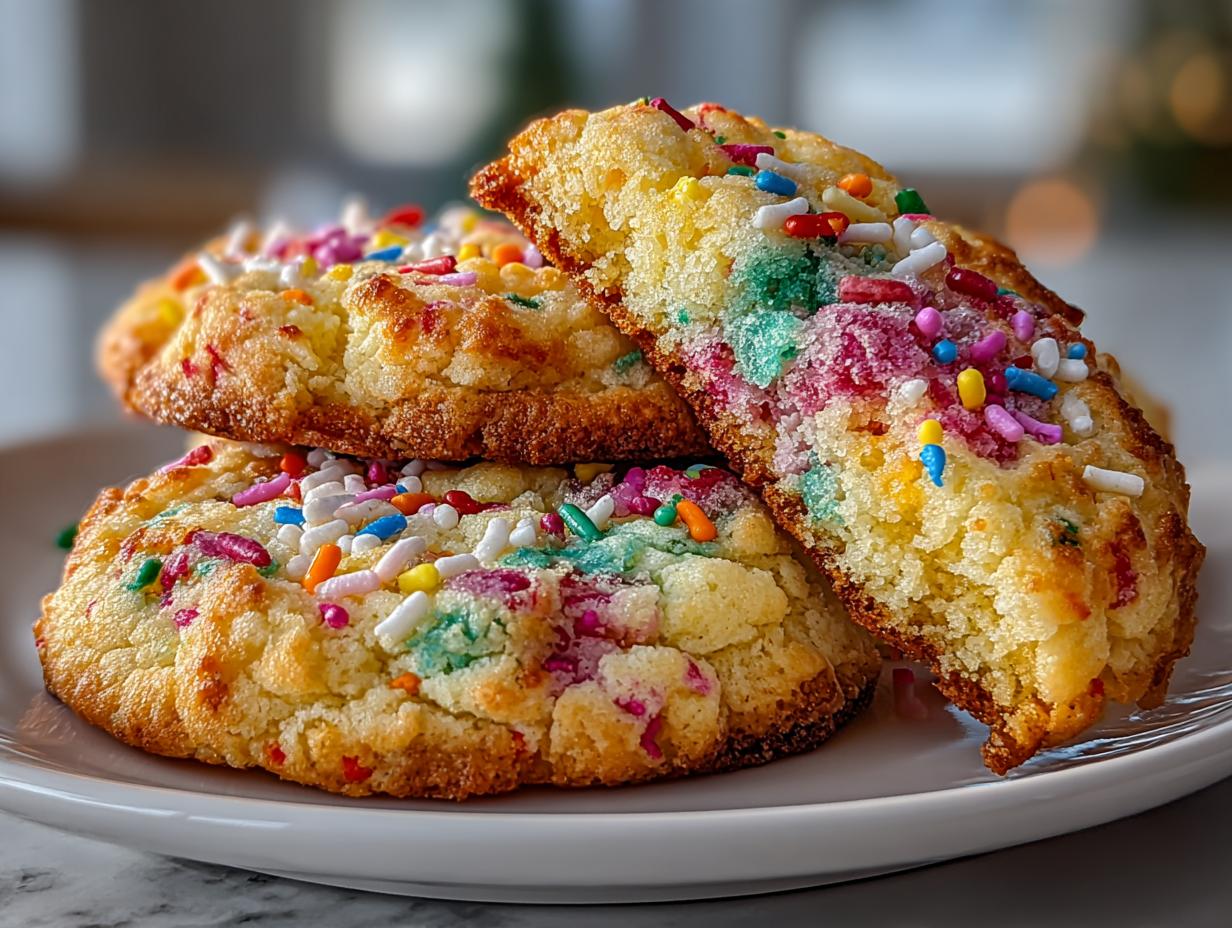 Amazing 1-Bowl Soft Vegan Funfetti Sugar Cookies