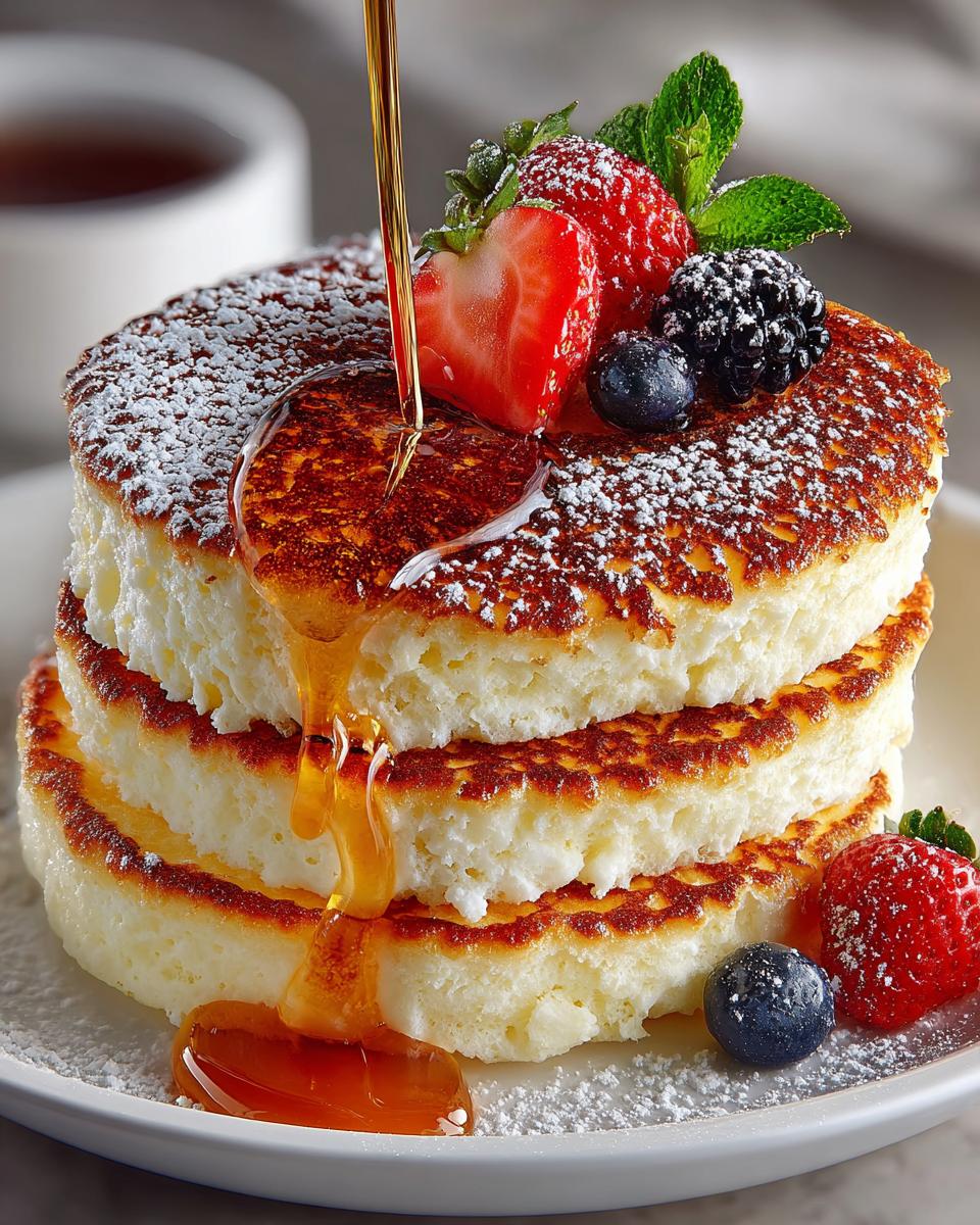 Soufflé Pancakes Recipe Easy Fluffy Japanese Style - detail 1