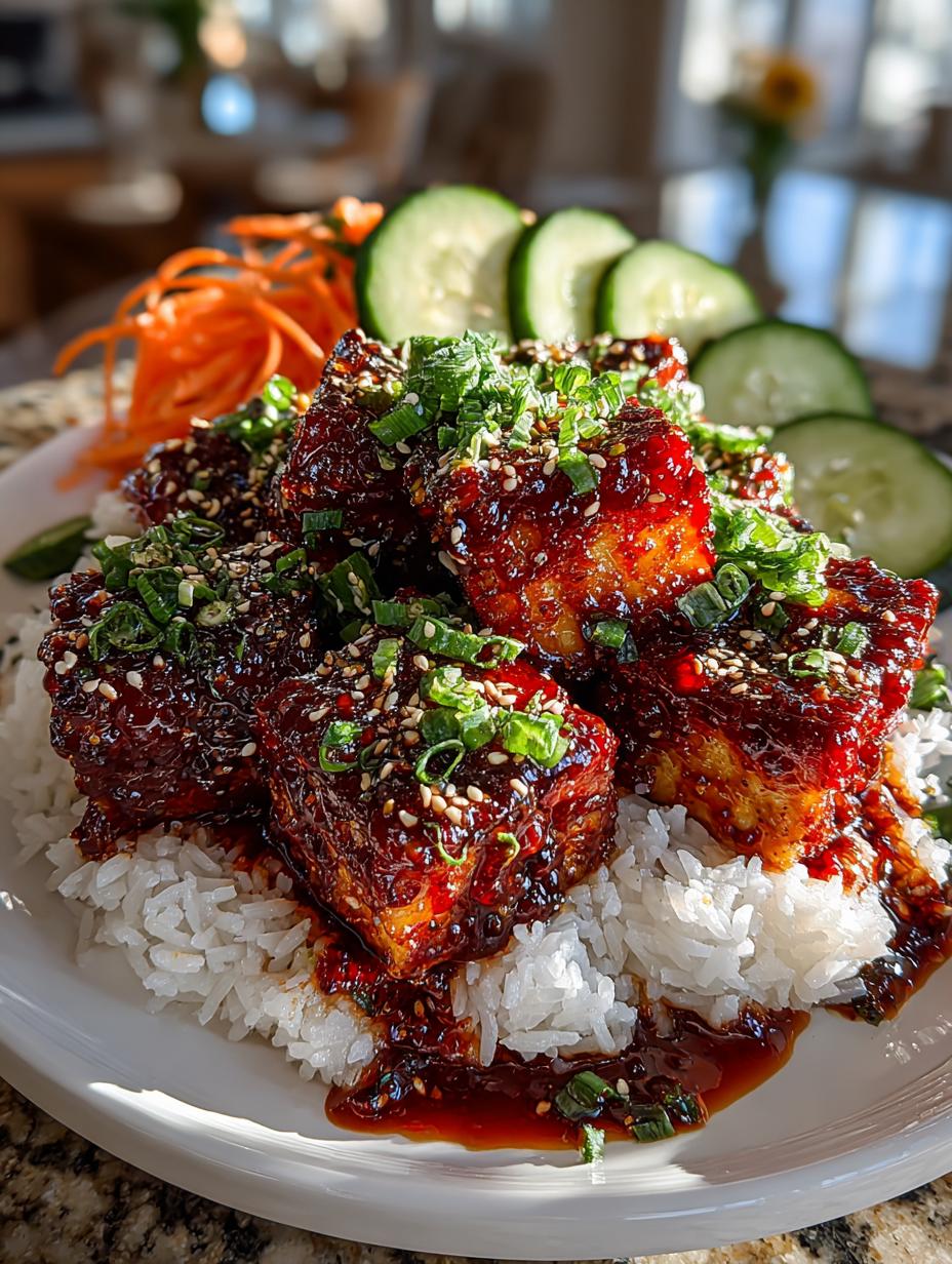 Spicy Gochujang Korean Tofu Bowls - detail 2