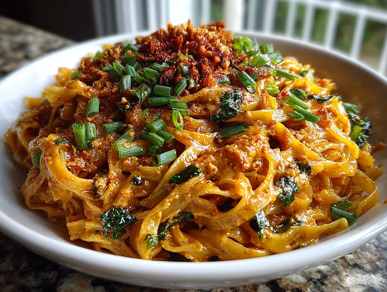 Amazing Spicy Peanut Butter Noodles Ready in 20 Minutes