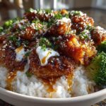 Sticky Chicken Rice Bowls Easy Weeknight Dinner