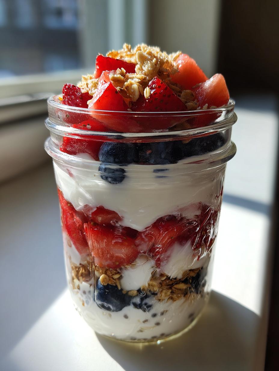 Strawberry Chia Greek Yogurt Parfaits - detail 2