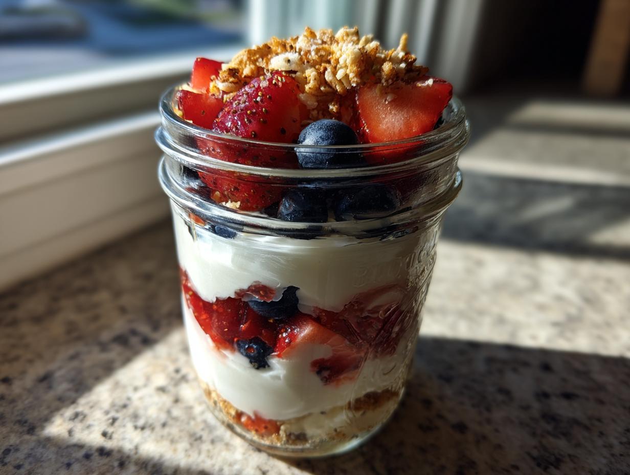 Amazing 10-Min Strawberry Chia Greek Yogurt Parfaits
