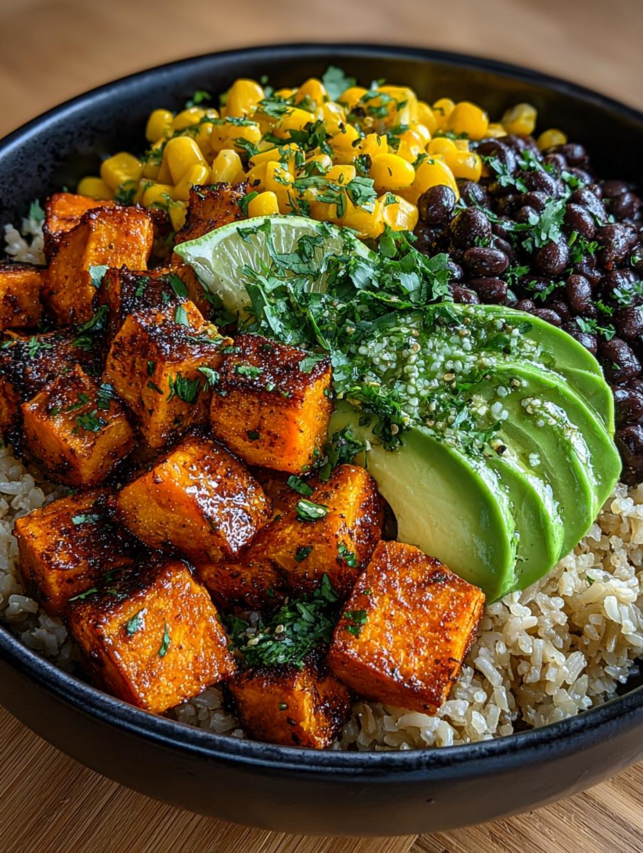 Sweet Potato Black Bean Burrito Bowl - detail 1