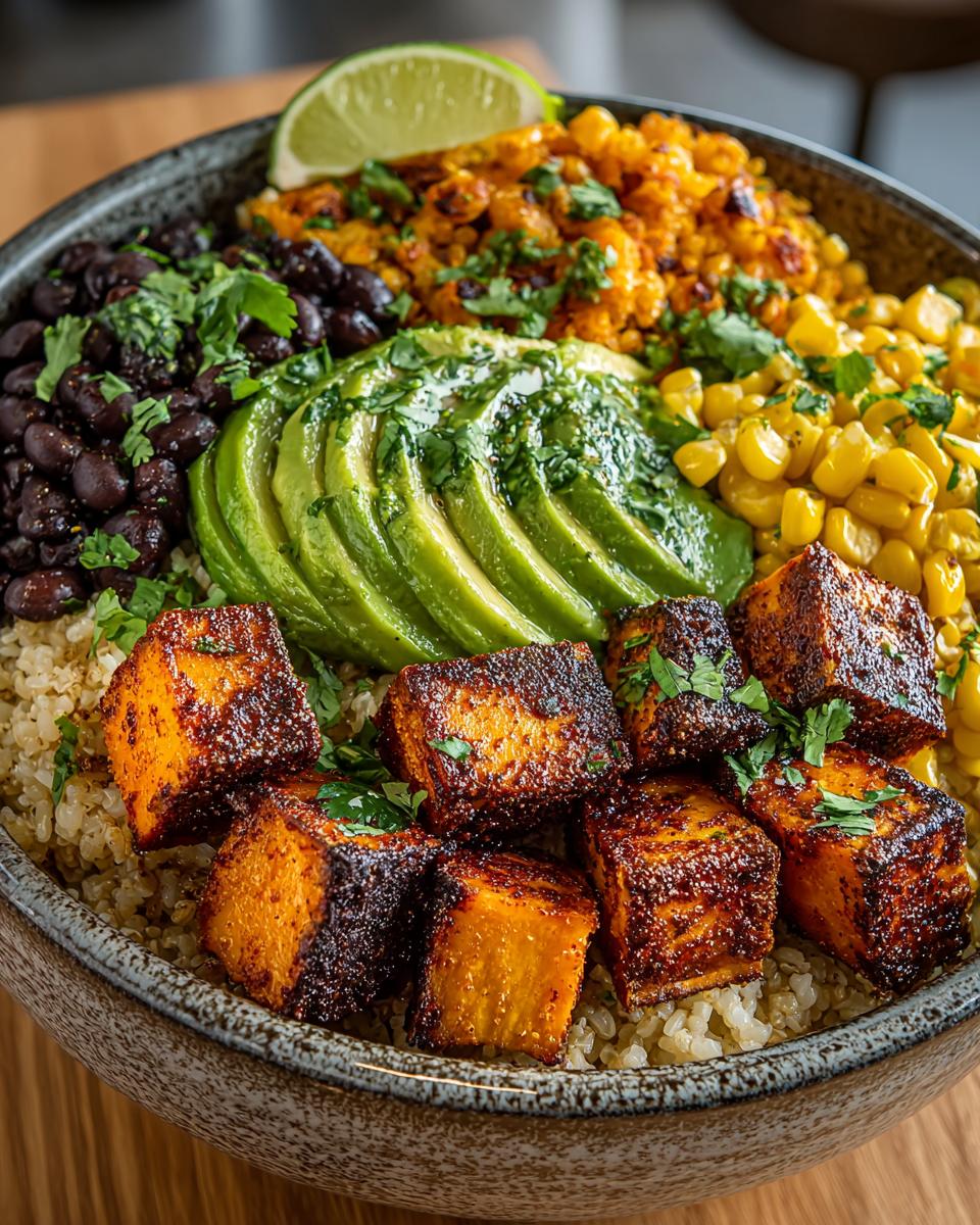 Sweet Potato Black Bean Burrito Bowl - detail 2