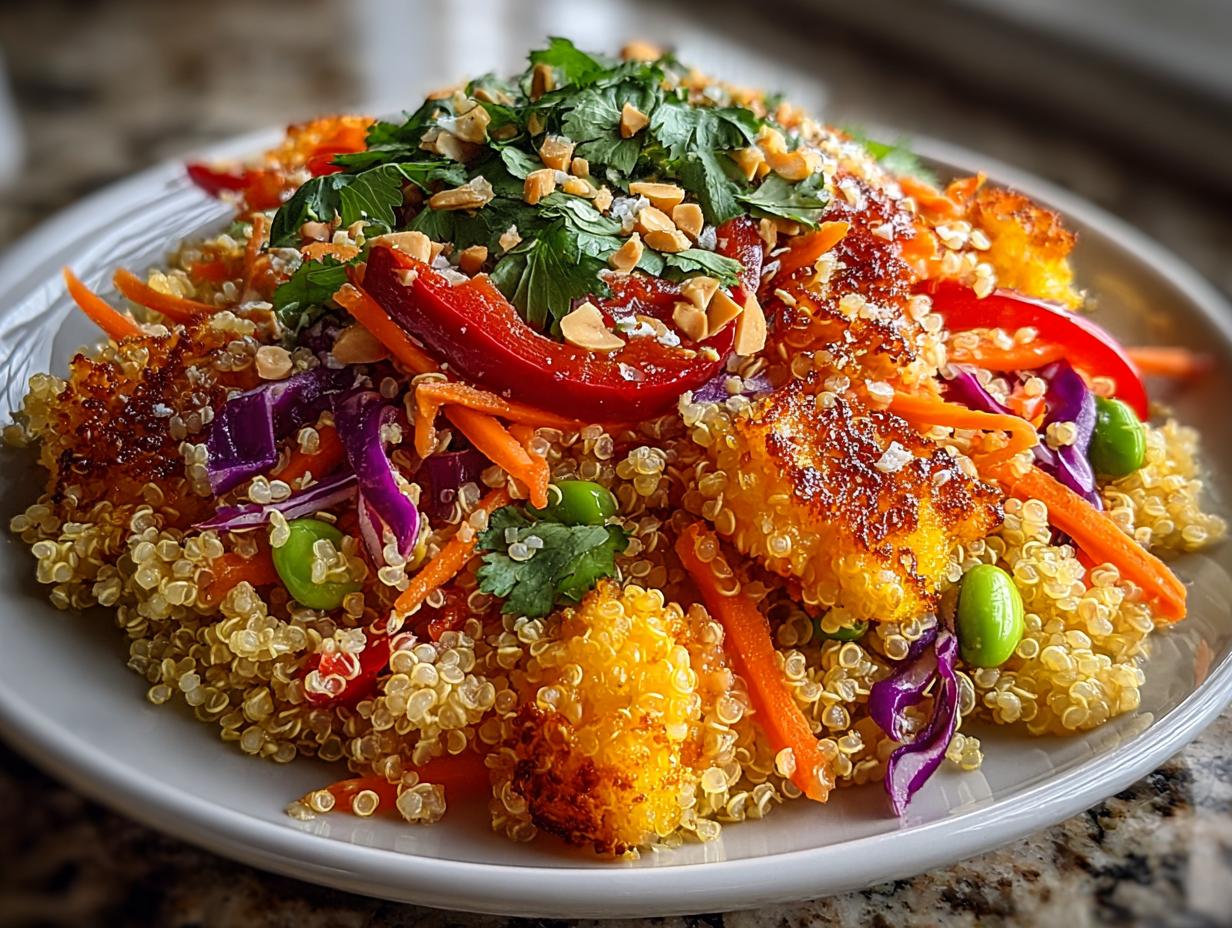 Amazing 5-Day Thai Quinoa Salad with Peanut Dressing