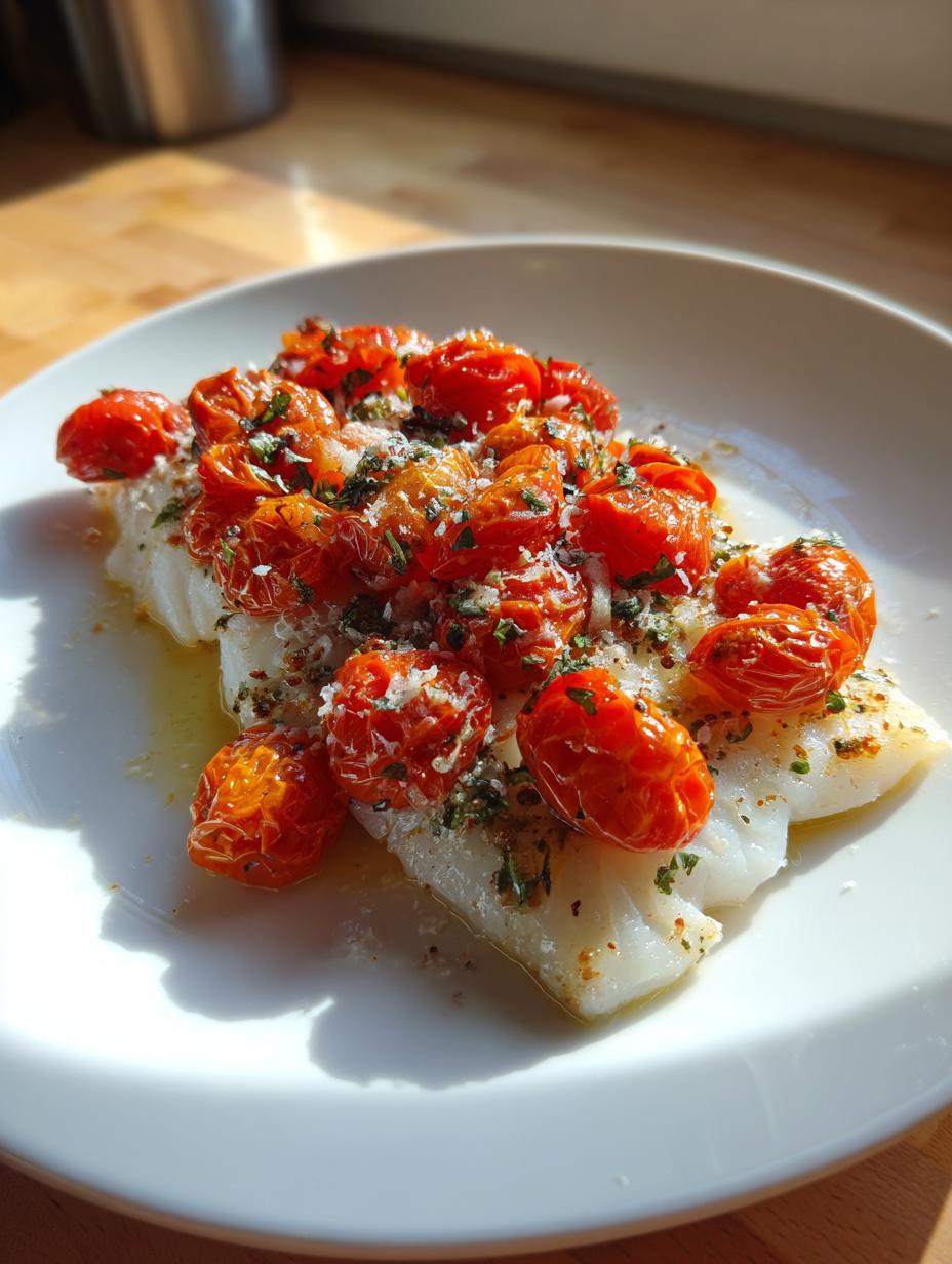 Tomato Basil Baked Haddock - detail 2