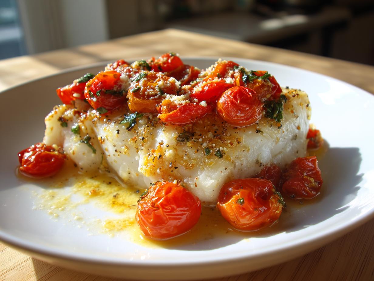 Amazing Tomato Basil Baked Haddock in 29 Minutes