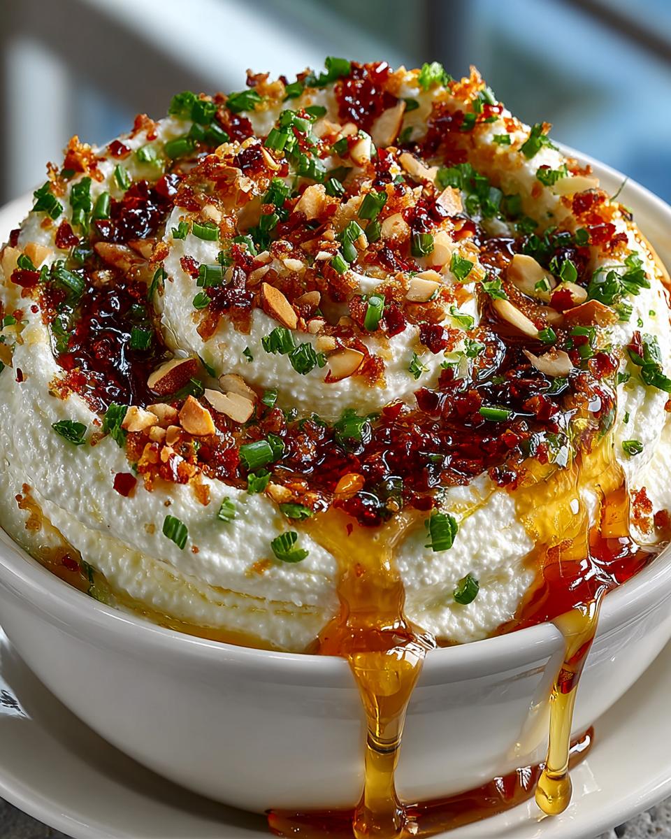 Whipped Feta with Hot Honey Easy Appetizer - detail 1