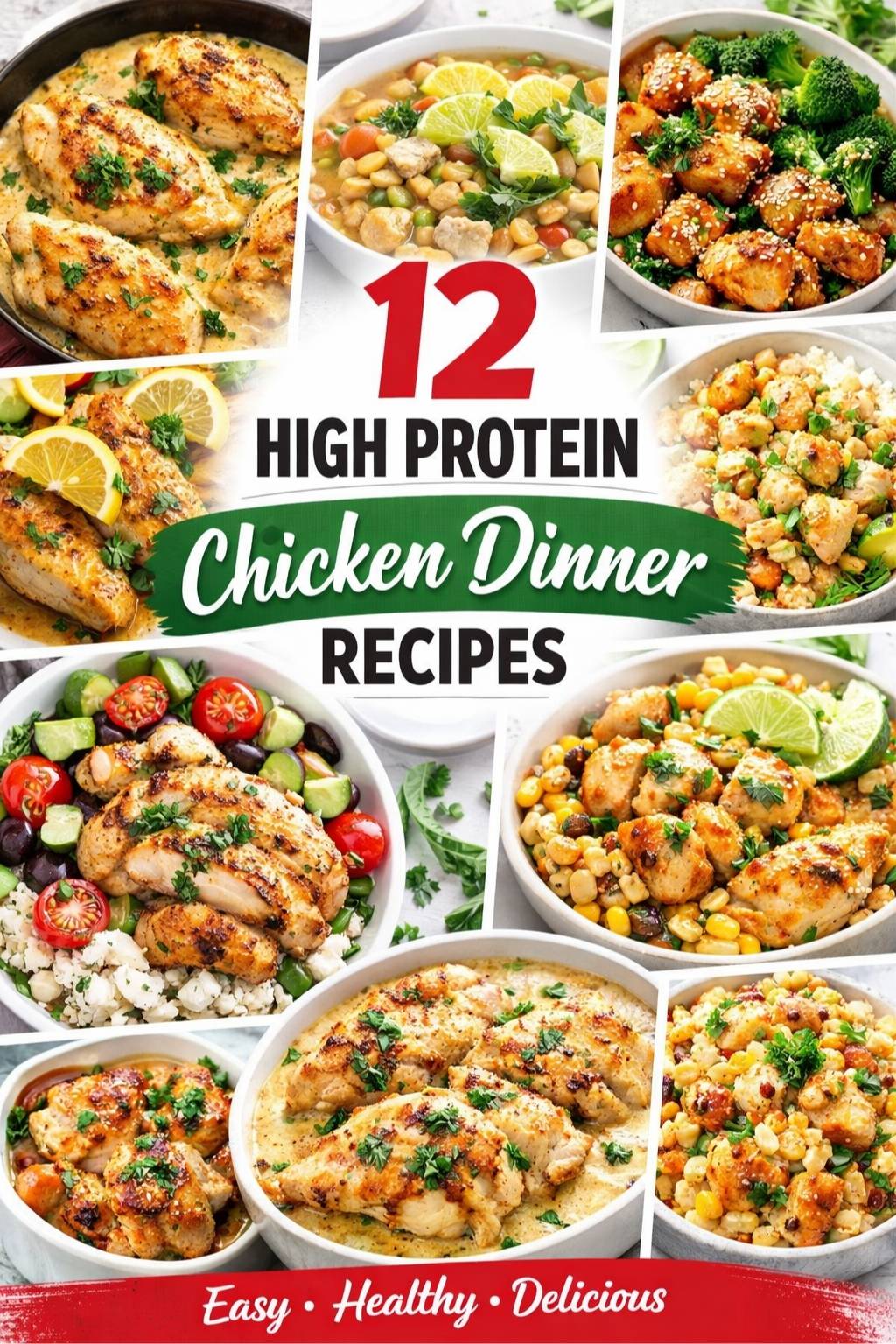 12 High Protein Chicken Dinner Recipes for Weeknight Meals