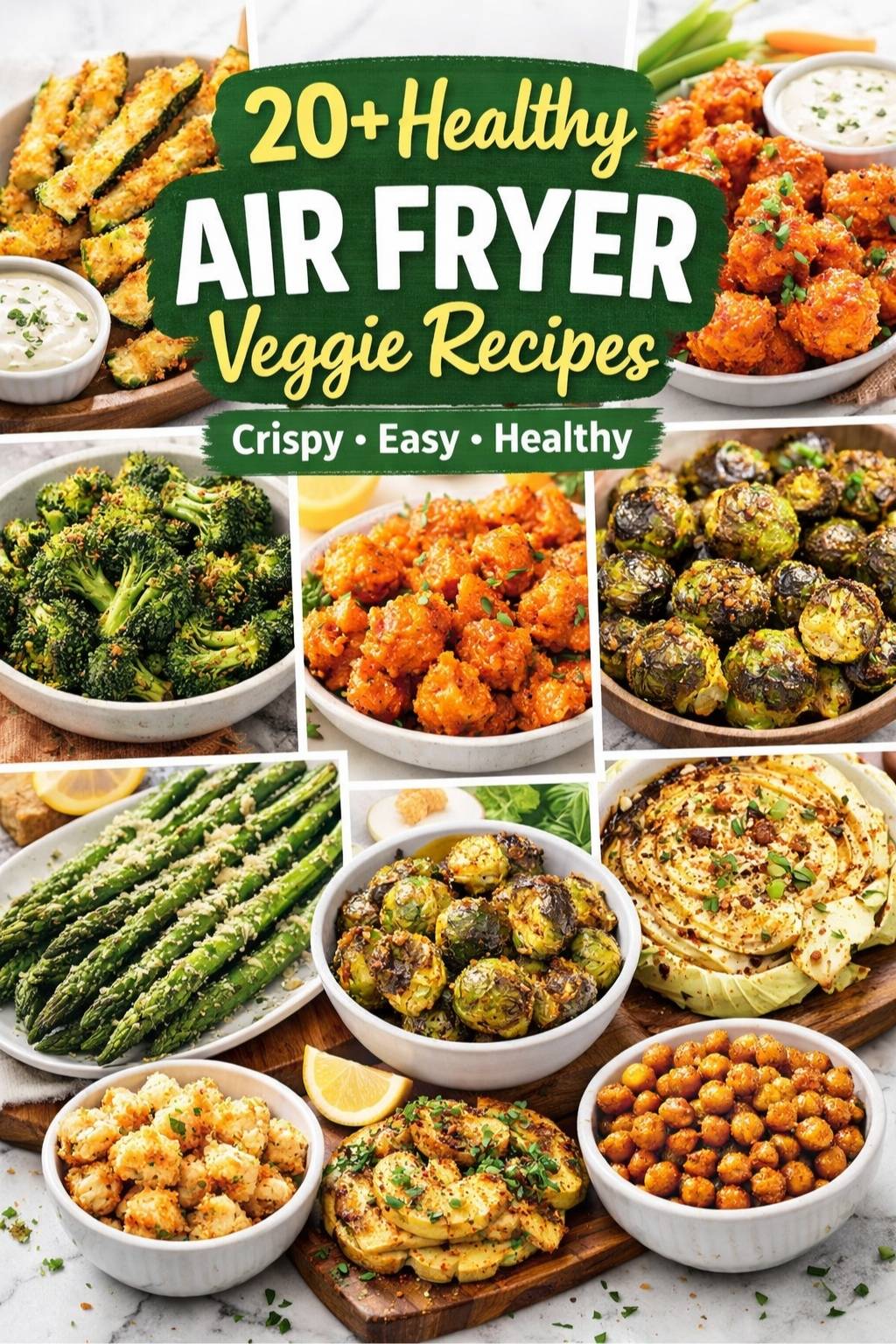 20+ Healthy Air Fryer Veggie Recipes Crispy and Easy
