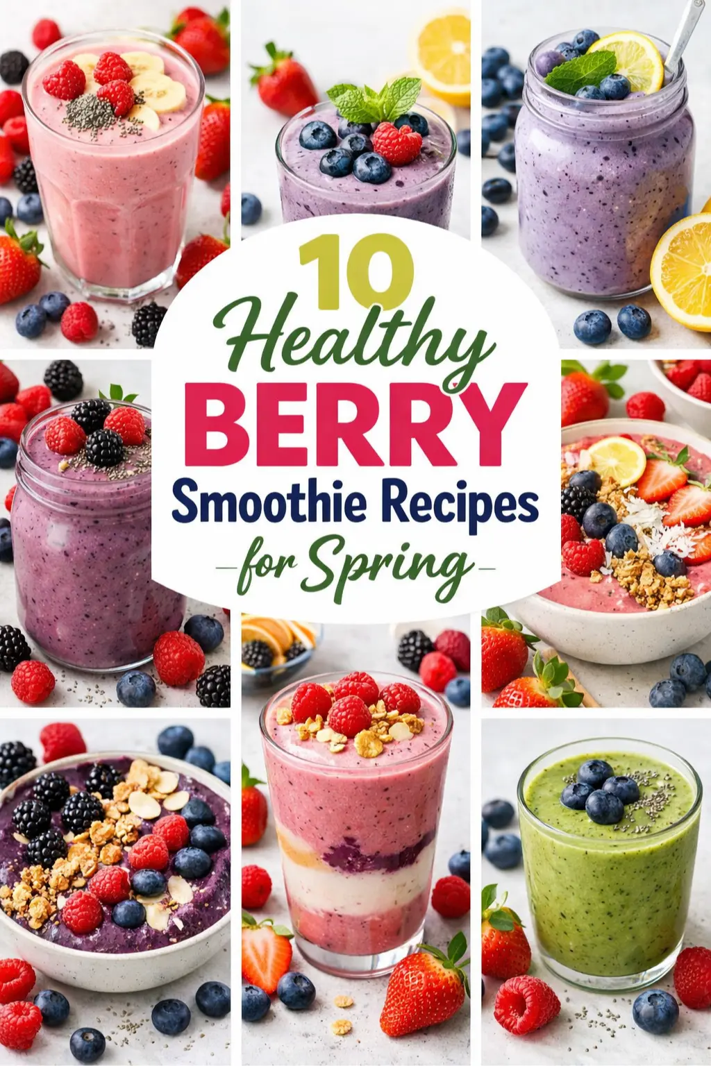 Healthy Berry Smoothie Recipes for Spring