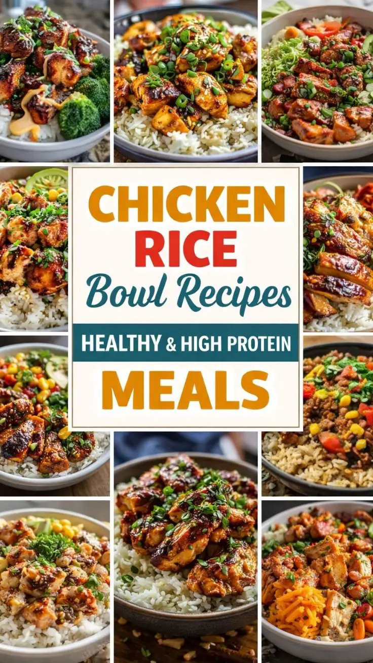 Healthy Chicken and Rice Bowl Recipes for High Protein Meals