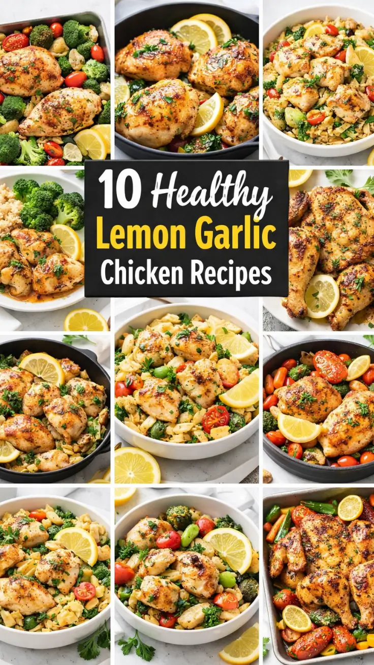 Healthy Lemon Garlic Chicken Recipes for Dinner