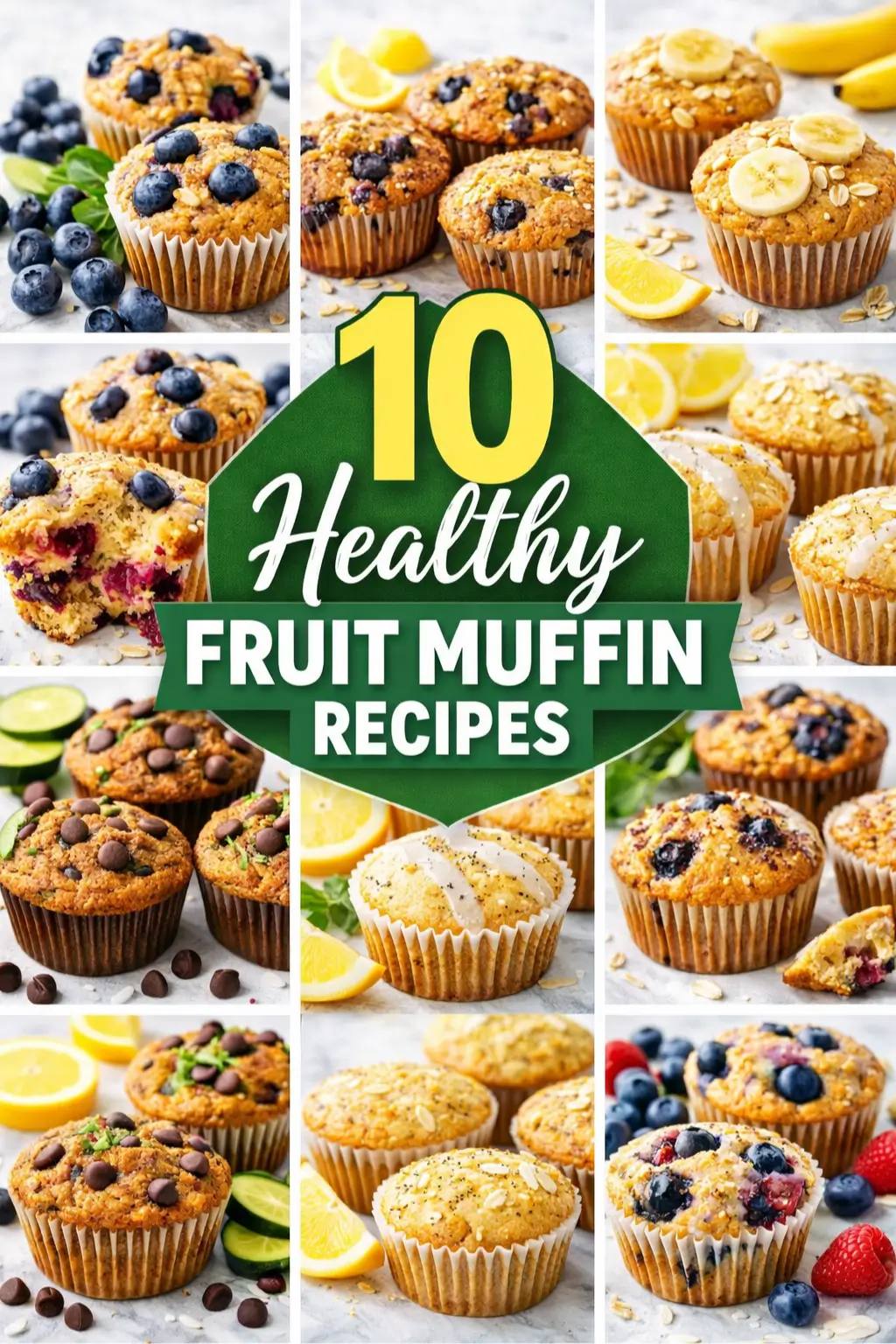 Healthy Muffin Dessert Recipes with Fruit