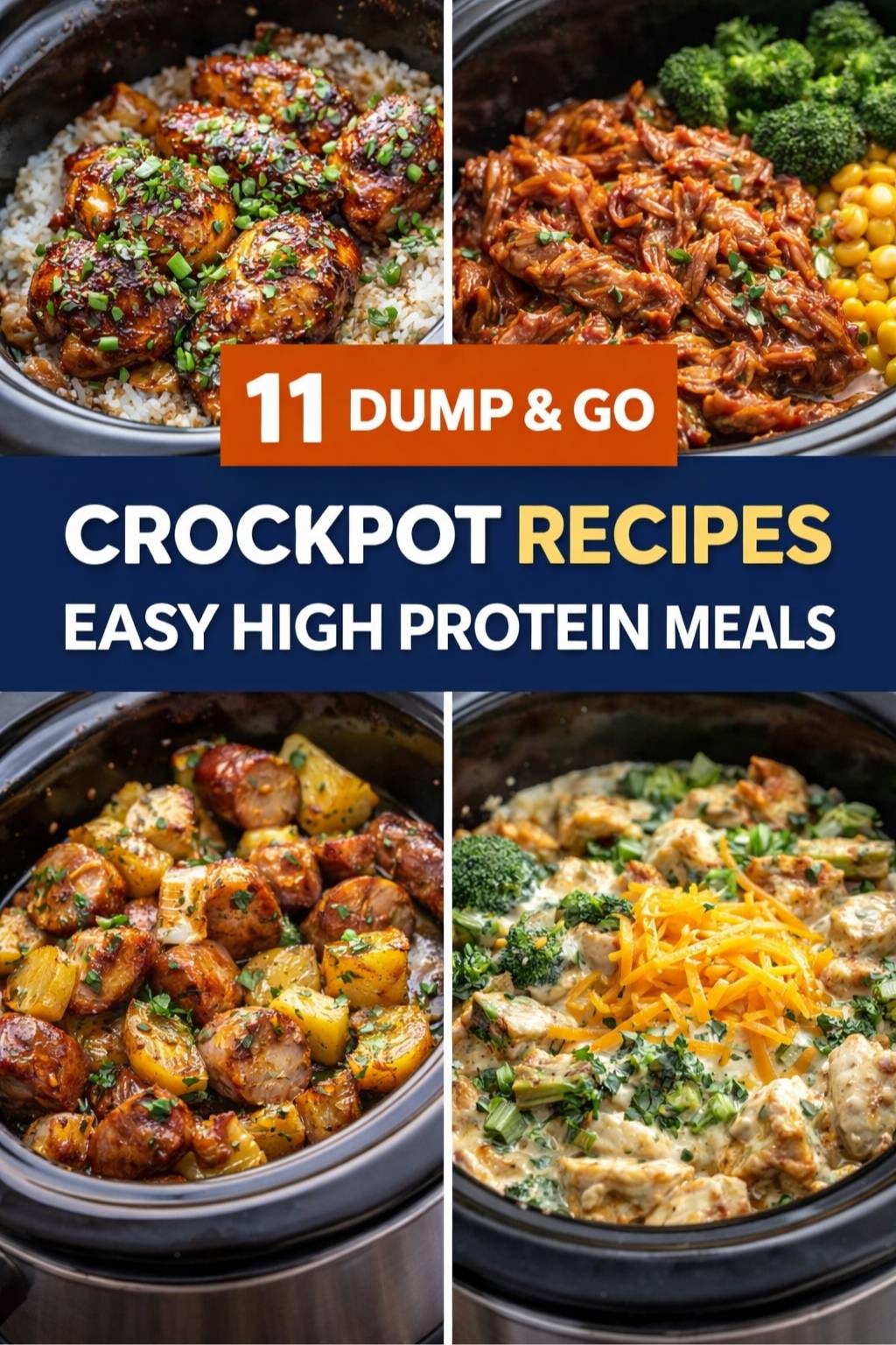 11 Dump and Go High Protein Crockpot Recipes for Easy Meal Prep