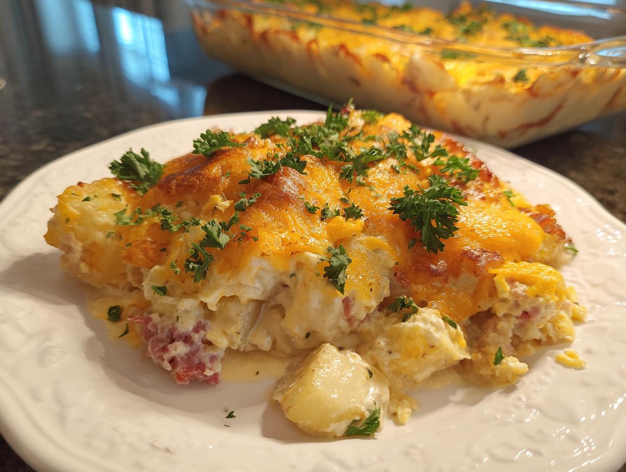 Amazing 1-Dish Corned Beef and Cabbage Casserole