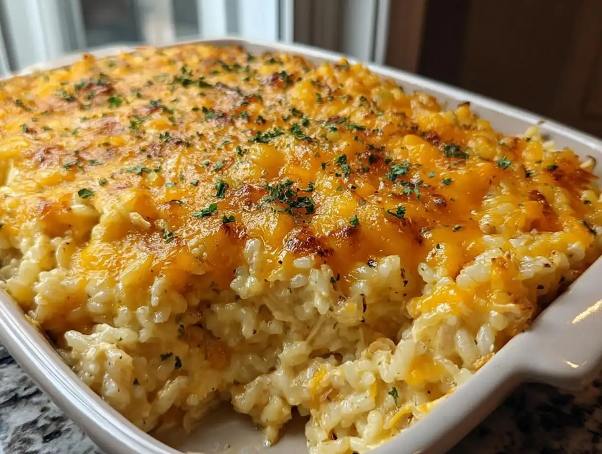 Amazing Creamy Chicken Rice Casserole in 1 Hour