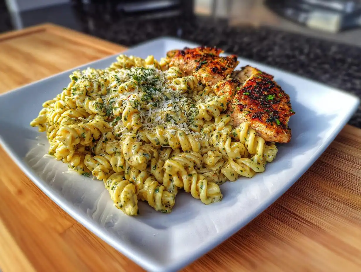 Fast Creamy Garlic Parmesan Chicken Pasta 30 Min
