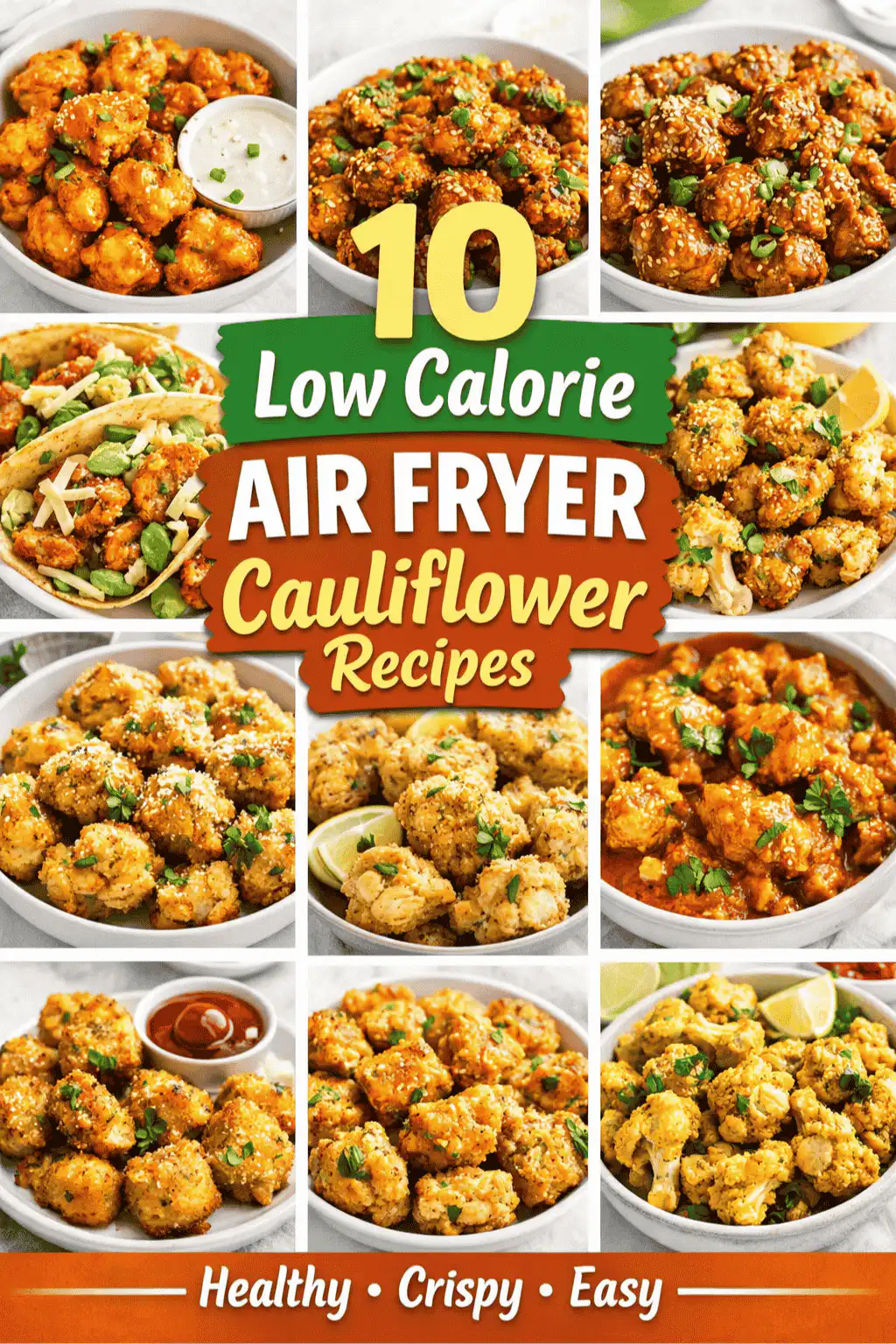 Healthy Air Fryer Cauliflower Recipes Low Calorie