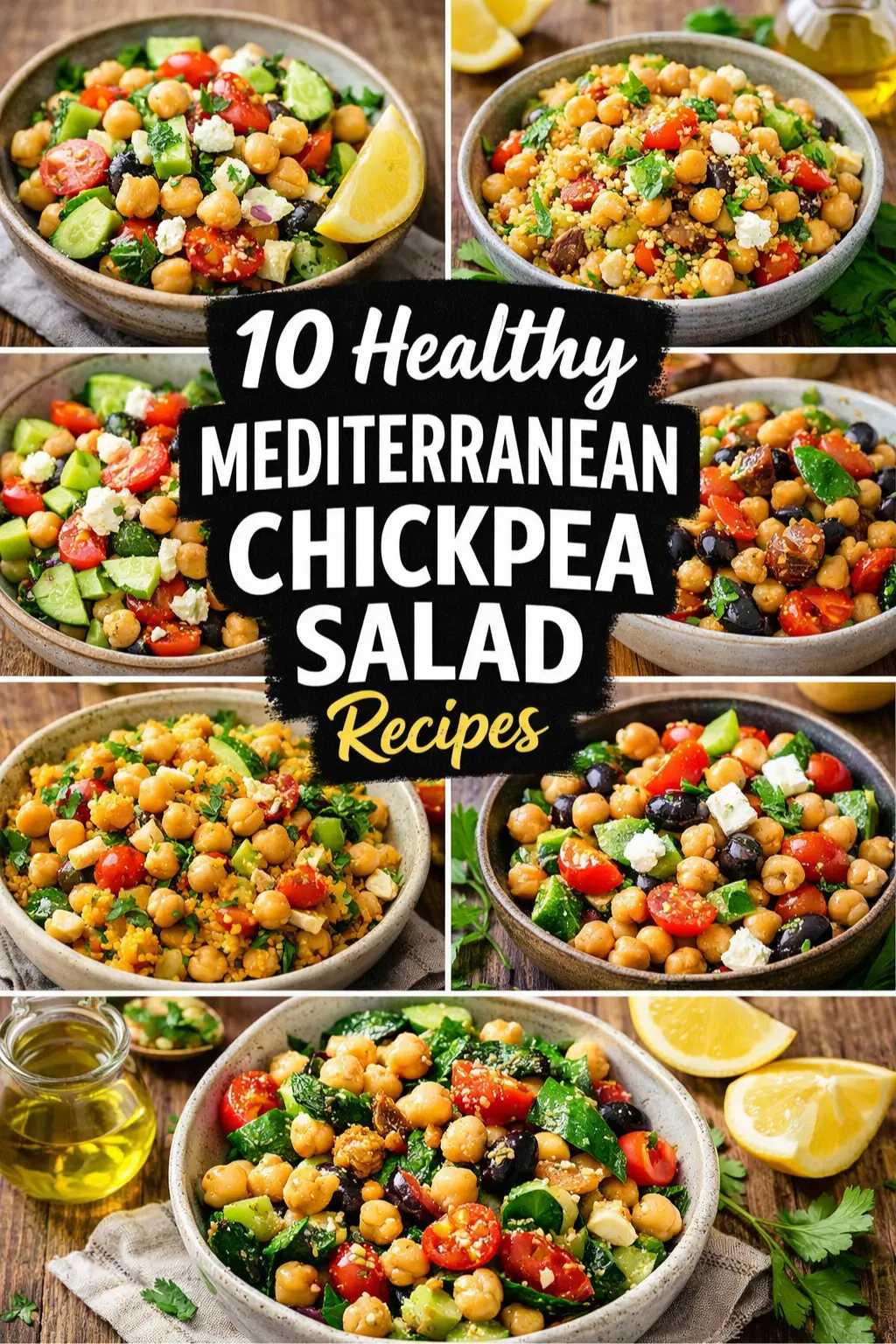 Healthy Chickpea Salad Recipes Mediterranean Style