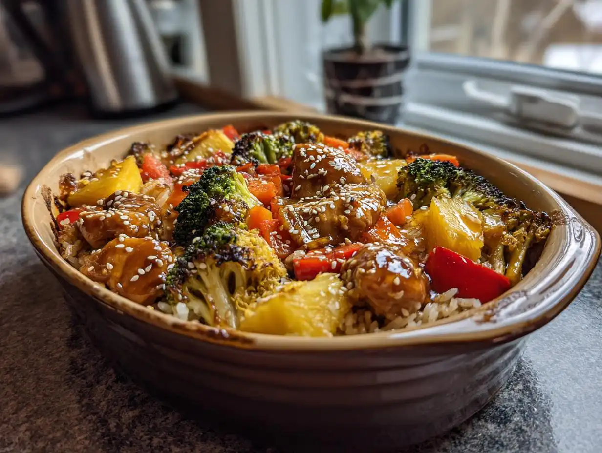 Amazing Easy Teriyaki Chicken Casserole