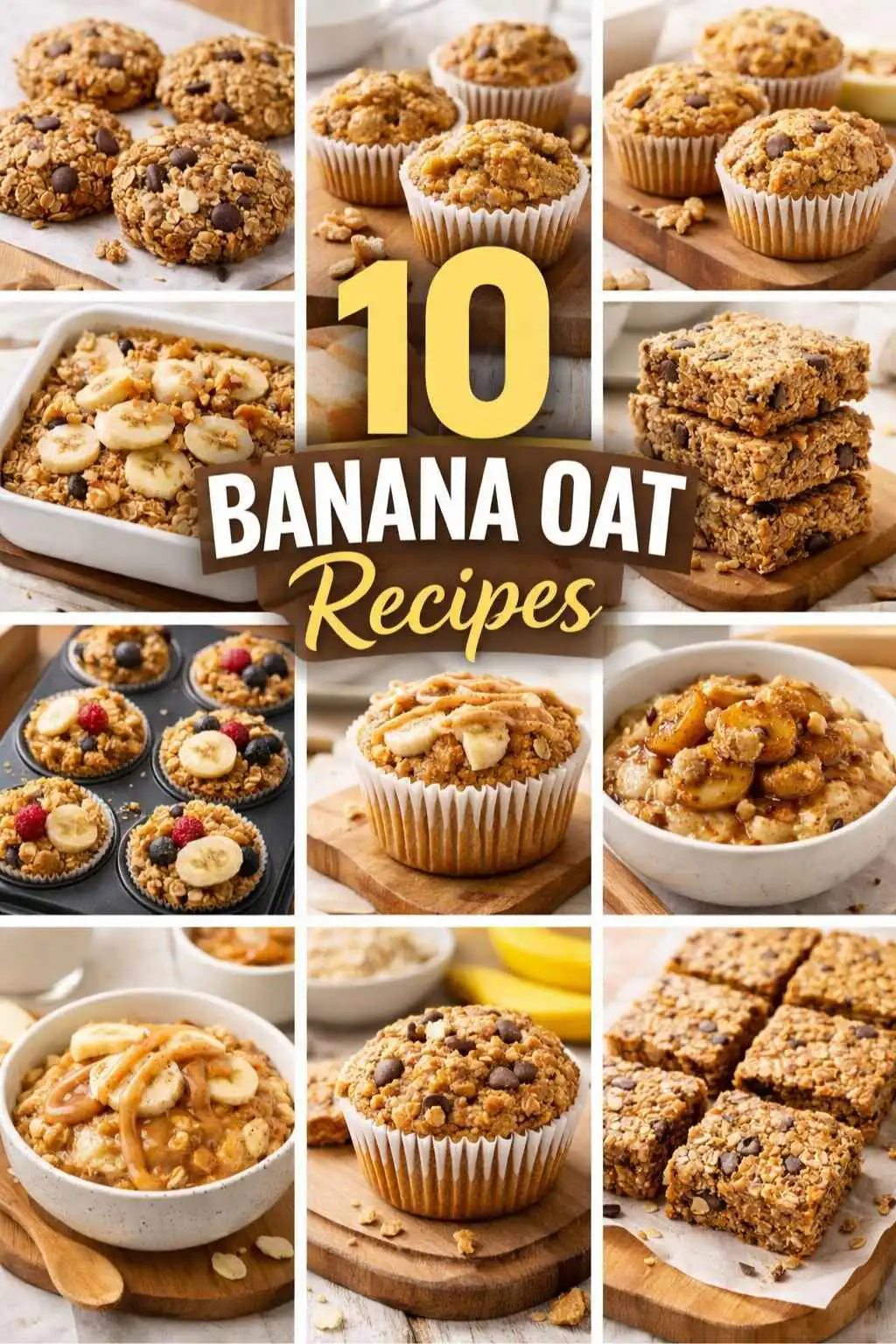 Healthy Banana Oat Recipes for Breakfast and Snacks