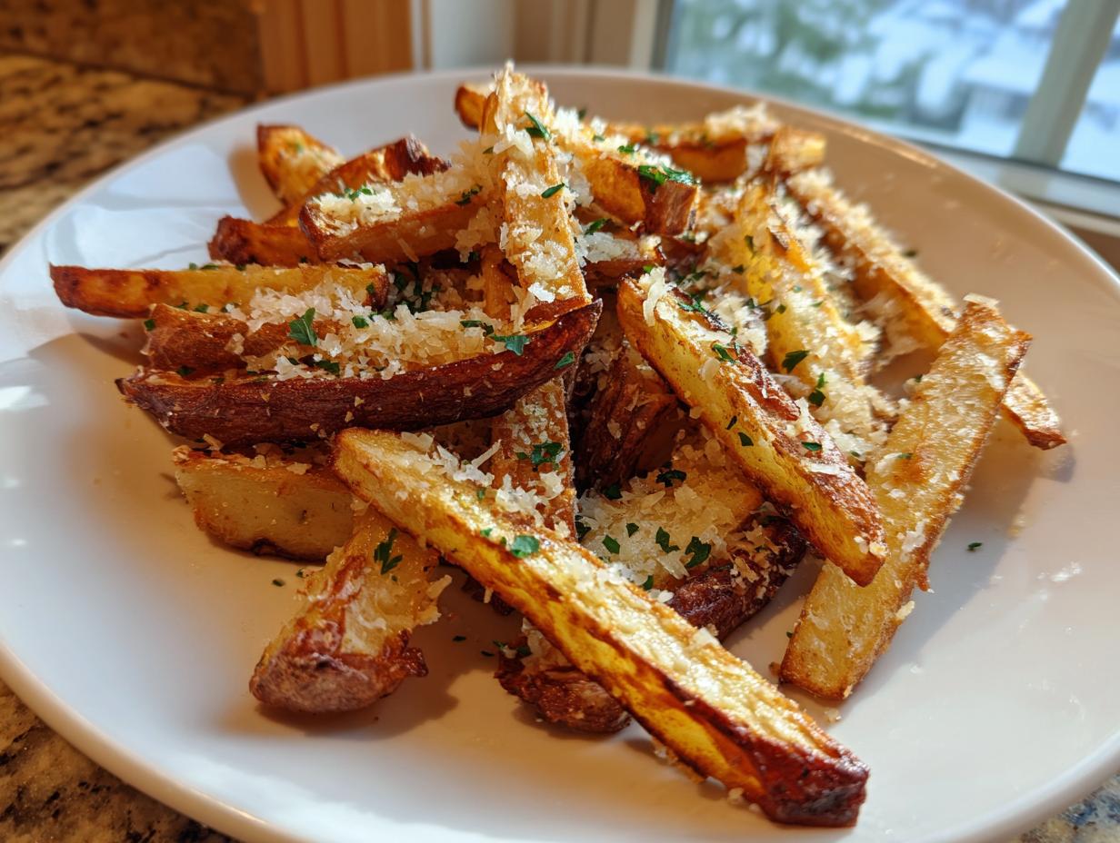 Amazing Garlic Parmesan Fries: 1 Crispy Recipe