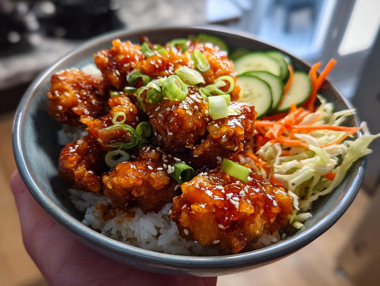 Amazing Hot Honey Chicken Bowls: 40 Min Dinner