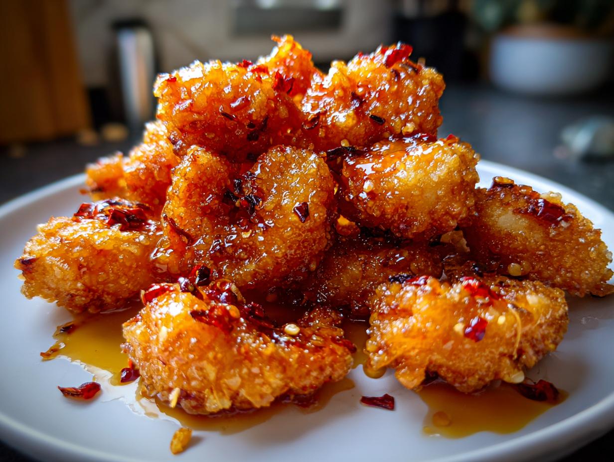 Amazing Hot Honey Fried Shrimp: 20 Min Recipe