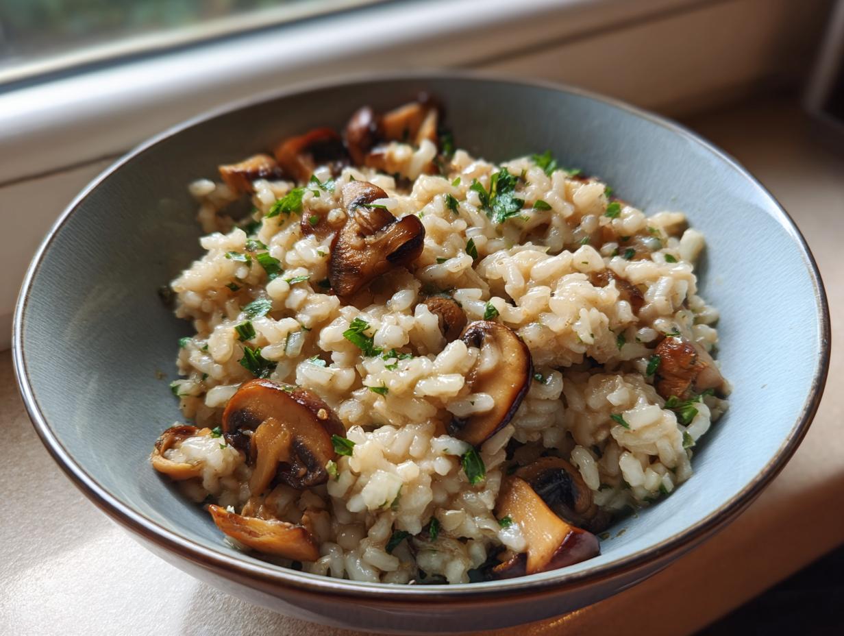 Amazing Mushroom Risotto: 15 Minutes to Creamy Bliss