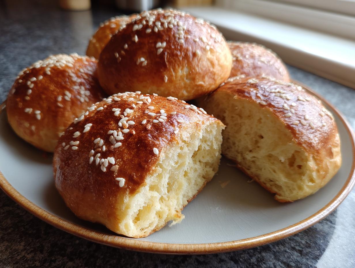 Amazing Sourdough Burger Buns: 8 Heavenly Buns