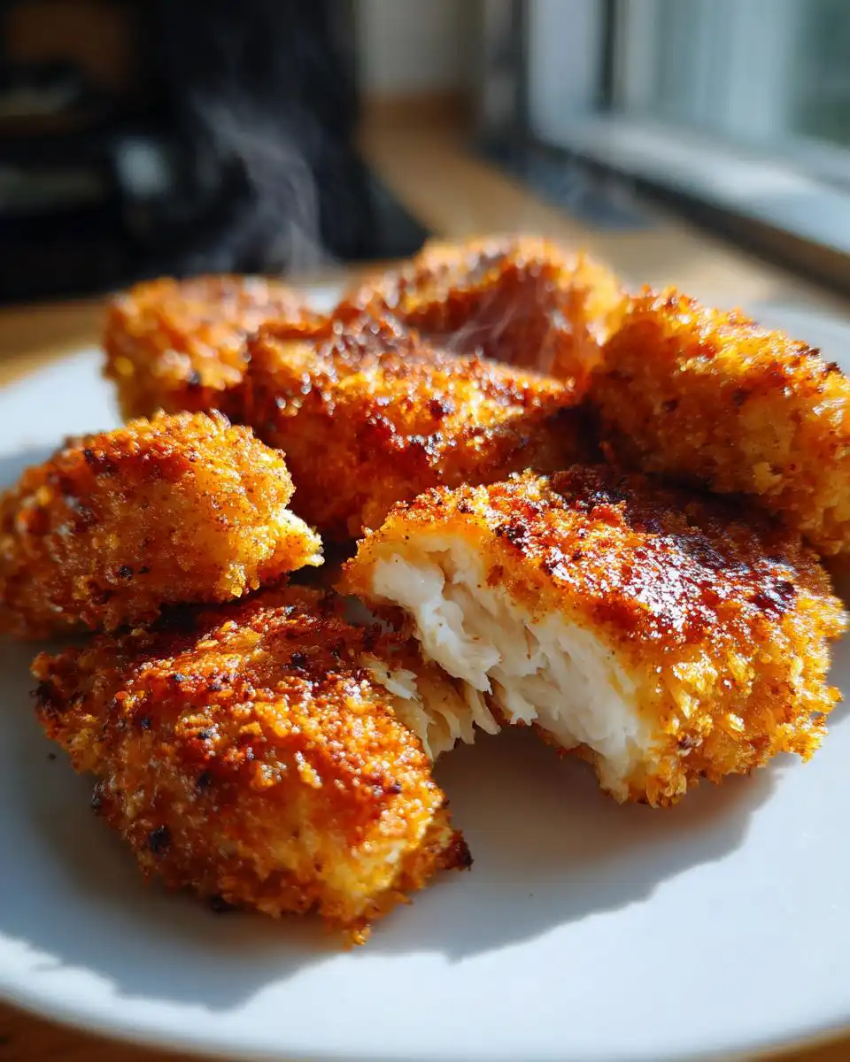 Savory Air Fryer Garlic Parmesan Chicken Bites in 25 Minutes
