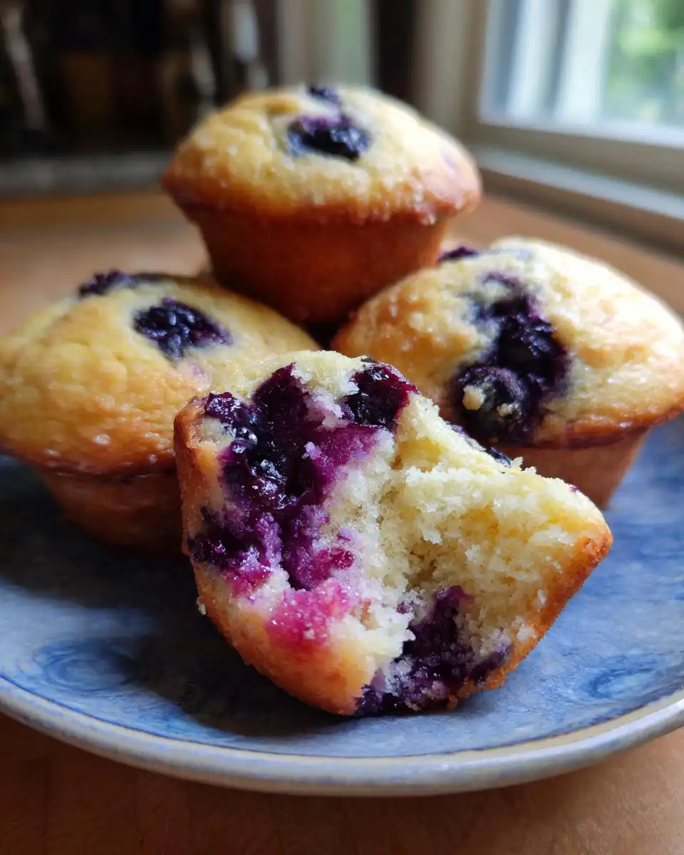 5-Star Greek Yogurt Blueberry Muffins Are Irresistibly Moist