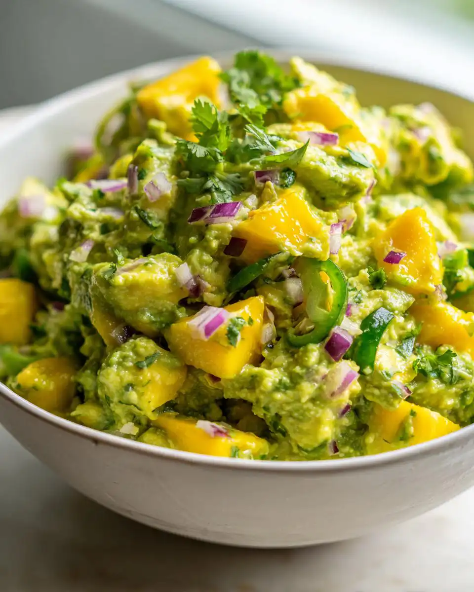 15-Minute Mango Guacamole Recipe Sweet and Savory Fresh Dip