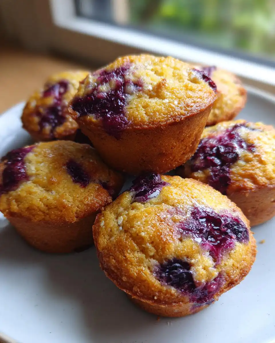 Irresistible 11g Protein Banana Blueberry Muffins Recipe