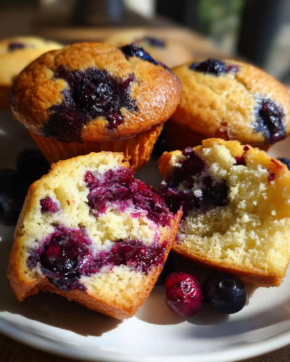 Perfect Soft and Fluffy Blueberry Muffins in 30 Minutes