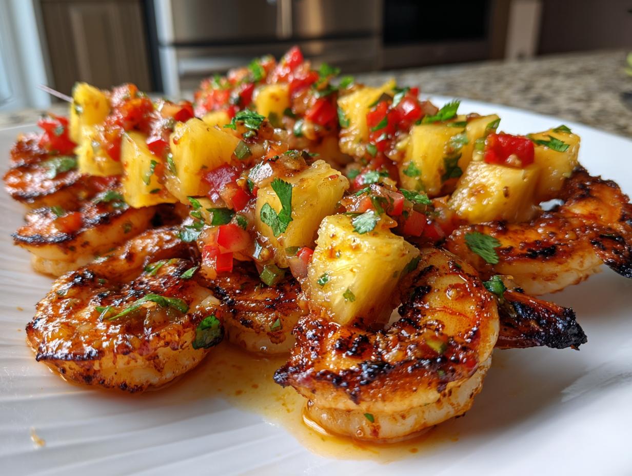15-Minute Spicy Grilled Shrimp Skewers: Amazing Flavor