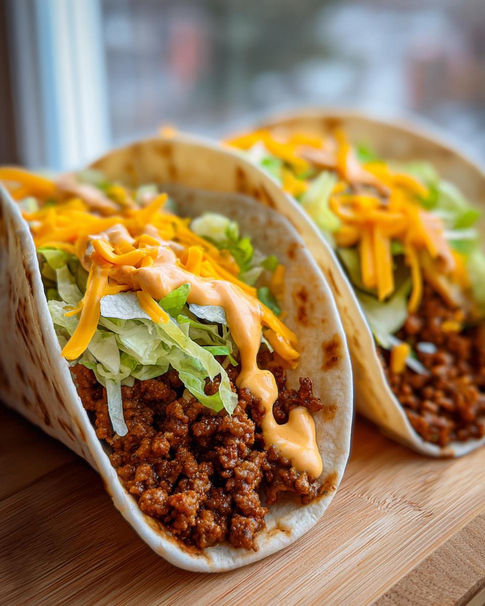 Close-up of two Big Mac wraps filled with seasoned ground beef, shredded lettuce, cheese, and a creamy sauce.